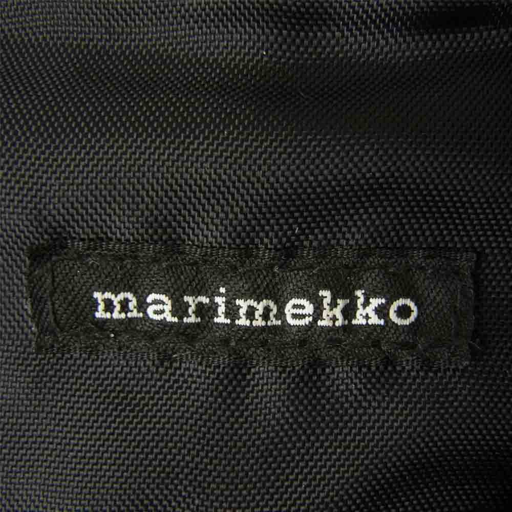 marimekko マリメッコ リュック デイパック バックパック ブラック系【中古】