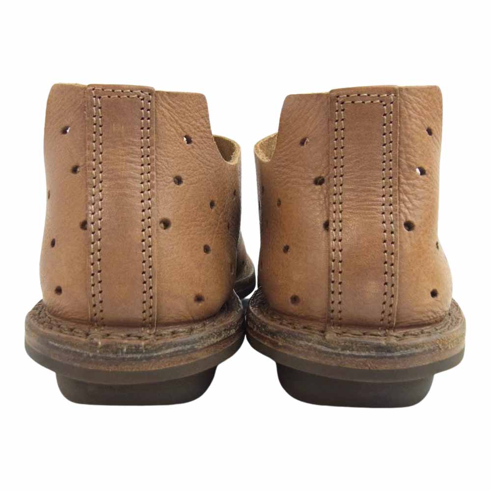 trippen トリッペン パンチング レザー シューズ ブラウン系【中古】
