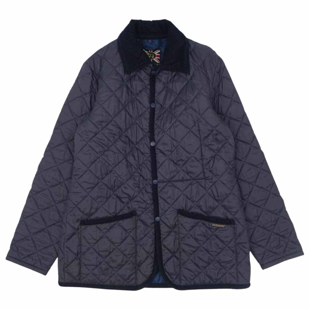 LAVENHAM ラベンハム キルティング ジャケット ネイビー系 S【中古】