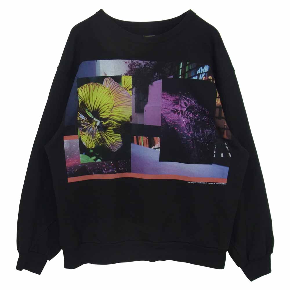 DRIES VAN NOTEN ドリスヴァンノッテン  × 蜷川実花 グラフィック プリント スウェット ブラック系 S【中古】