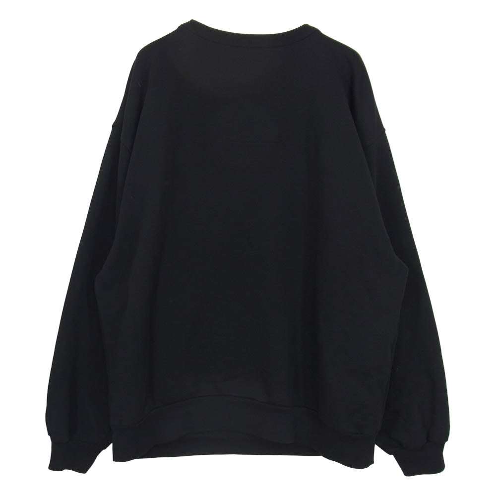 DRIES VAN NOTEN ドリスヴァンノッテン  × 蜷川実花 グラフィック プリント スウェット ブラック系 S【中古】