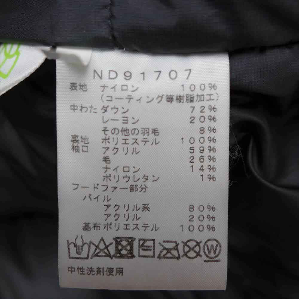 THE NORTH FACE ノースフェイス ND92032 Antarctica Parka アンタークティカ ダウンコート ダウンジャケット ブラック系 L【中古】