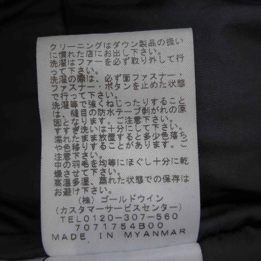 THE NORTH FACE ノースフェイス ND92032 Antarctica Parka アンタークティカ ダウンコート ダウンジャケット ブラック系 L【中古】