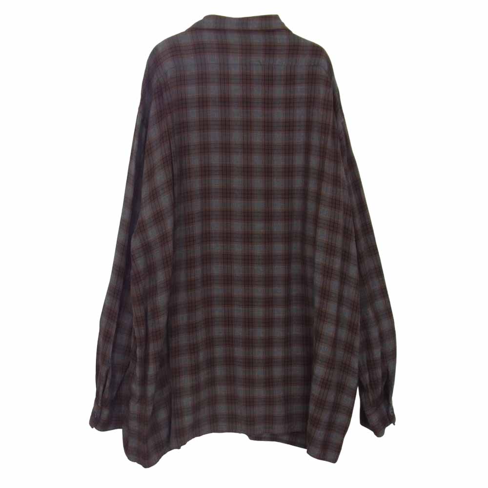 19SS comoli サイズ4 タータンチェック コモリシャツ 【公式通販】