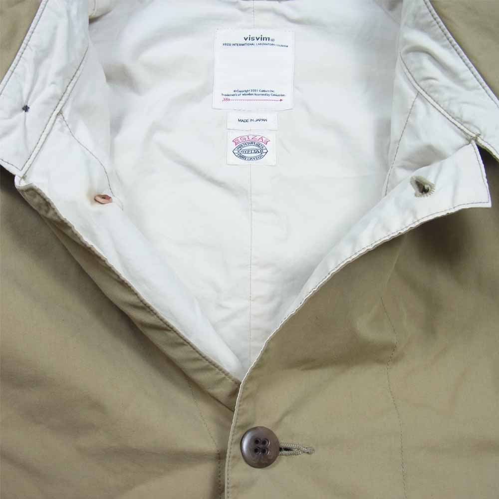 VISVIM ビズビム 18AW 0118205013015 GREASE MONKEY COAT グリース モンキー コート ベージュ系 2【中古】