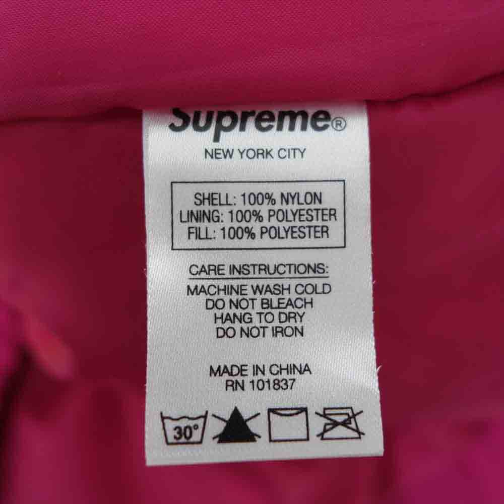 Supreme シュプリーム 20AW Fox Racing Puffy Jacket フォックスレーシング パフィー ジャケット ピンク系 L【新古品】【未使用】【中古】