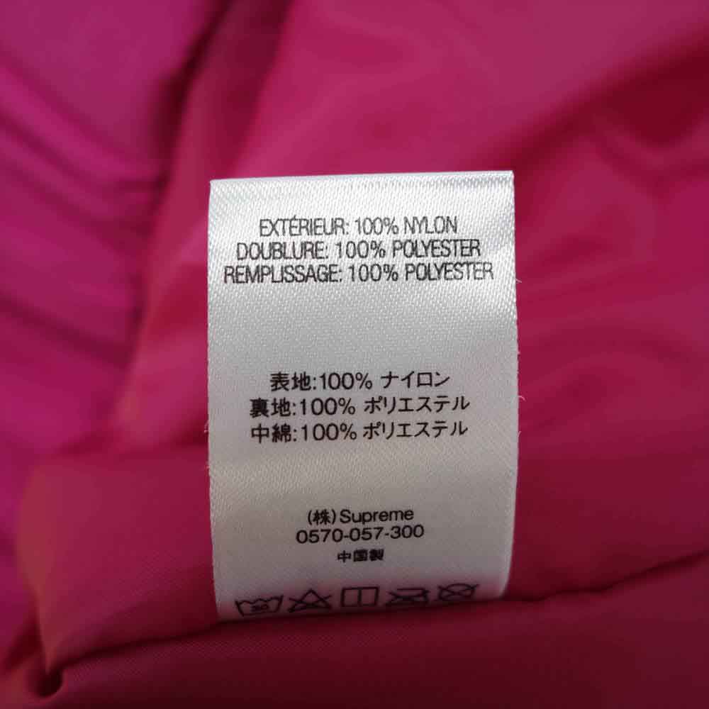 Supreme シュプリーム 20AW Fox Racing Puffy Jacket フォックスレーシング パフィー ジャケット ピンク系 L【新古品】【未使用】【中古】