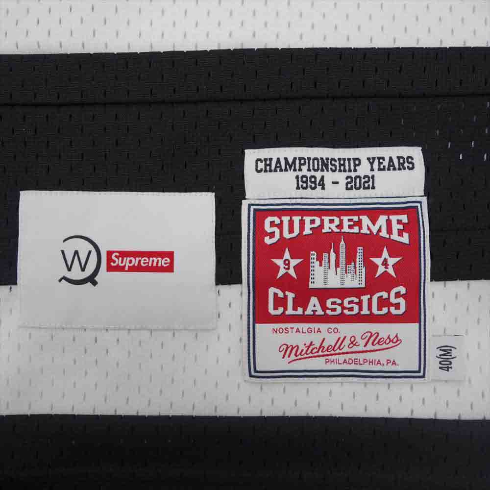 Supreme シュプリーム 21AW WTAPS Mitchell & Ness Hockey Jersey ダブルタップス ミッチェルアンドネス ホッケー ジャージ ブラック系 M【新古品】【未使用】【中古】