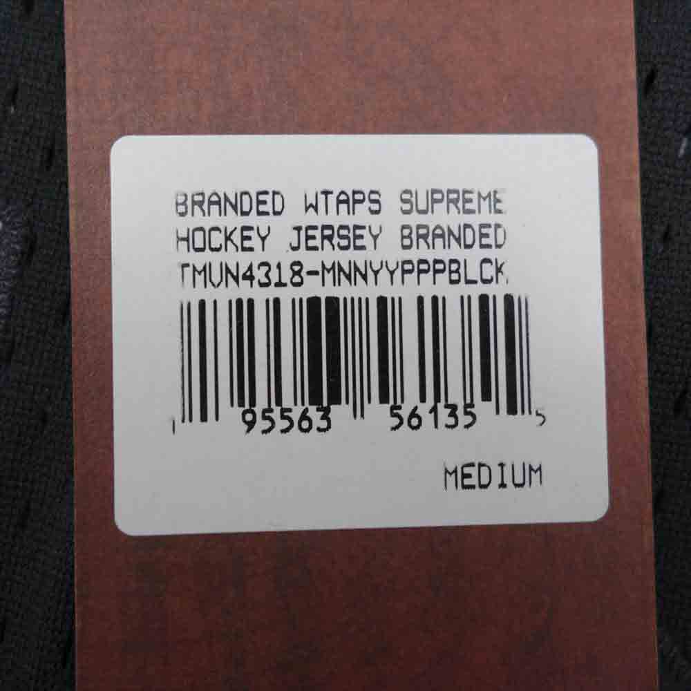 Supreme シュプリーム 21AW WTAPS Mitchell & Ness Hockey Jersey ダブルタップス ミッチェルアンドネス ホッケー ジャージ ブラック系 M【新古品】【未使用】【中古】