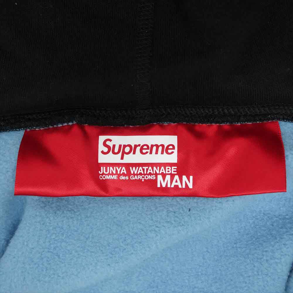 Supreme シュプリーム 21AW JUNYA WATANABE CDG MAN Zip Up Hooded Sweatshirt ジュンヤワタナベ コムデギャルソン ジップアップ フーデッド スウェットシャツ パーカー ライトブルー系 ブラック系 グレー系 M【新古品】【未使用】【中古】