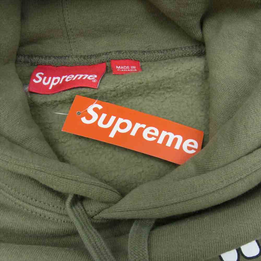 Supreme シュプリーム 21AW Snowman Hooded Sweatshirt スノーマン フーデッド スウェットシャツ プルオーバー パーカー カーキ系 M【新古品】【未使用】【中古】