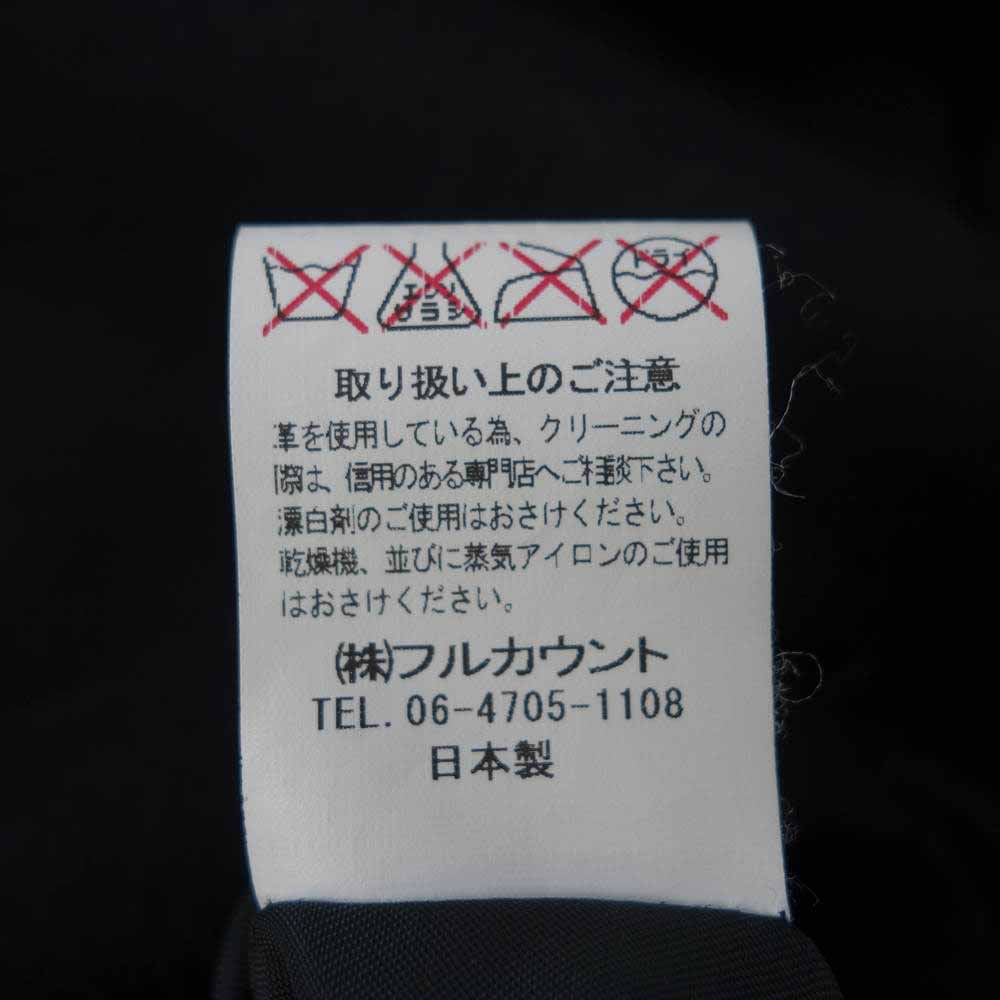 FULLCOUNT フルカウント ウール Pコート ブラック系 38【中古】