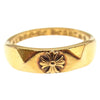 CHROME HEARTS クロムハーツ（原本無） 22K バブルガム ピラミッド CHプラス リング ゴールド系【中古】