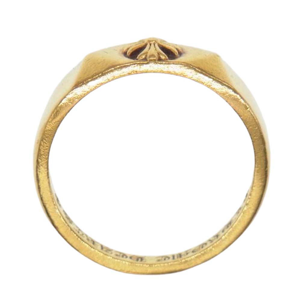 CHROME HEARTS クロムハーツ（原本無） 22K バブルガム ピラミッド CHプラス リング ゴールド系【中古】