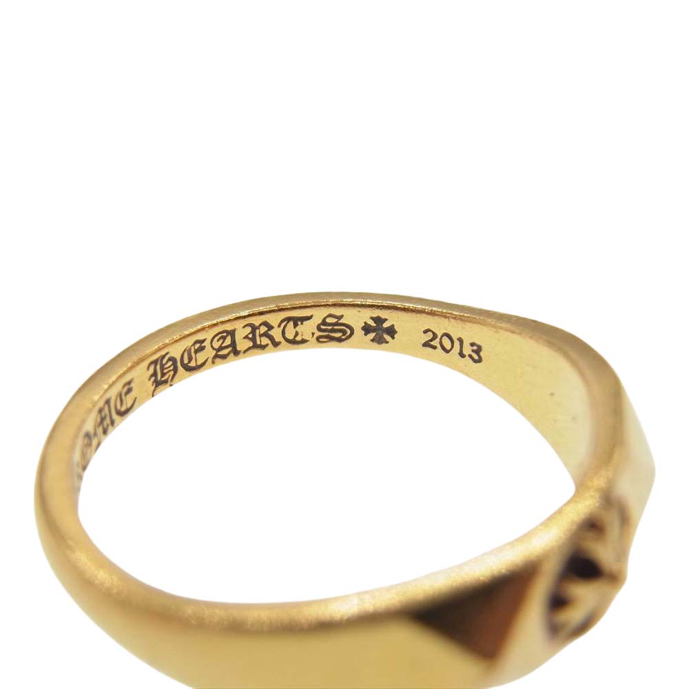 CHROME HEARTS クロムハーツ（原本無） 22K バブルガム ピラミッド CHプラス リング ゴールド系【中古】