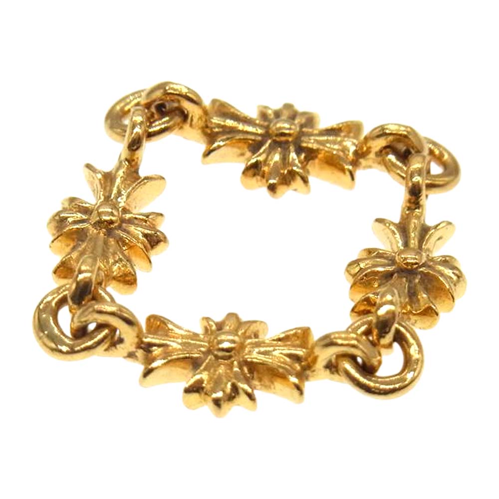 CHROME HEARTS クロムハーツ（原本無） 22K タイニーE CHプラス ダイヤ リング ゴールド系【中古】