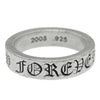 CHROME HEARTS クロムハーツ（原本無） SPACER FOREVER RING 6mm スペーサー フォーエバー リング シルバー系 22号【中古】