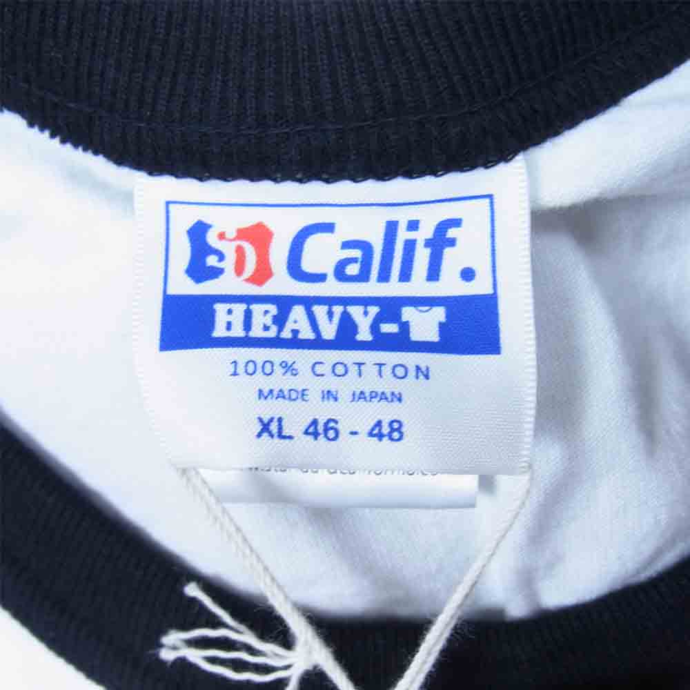 STANDARD CALIFORNIA スタンダードカリフォルニア SD HEAVYWEIGHT LOGO BBT SD LTD ヘビーウェイト ロゴ ベースボール ラグラン Tシャツ ブラック系 XL【新古品】【未使用】【中古】