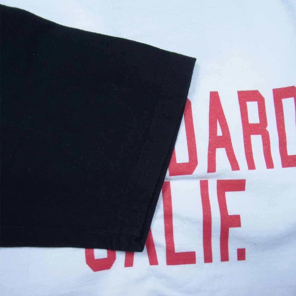 STANDARD CALIFORNIA スタンダードカリフォルニア SD HEAVYWEIGHT LOGO BBT SD LTD ヘビーウェイト ロゴ ベースボール ラグラン Tシャツ ブラック系 XL【新古品】【未使用】【中古】