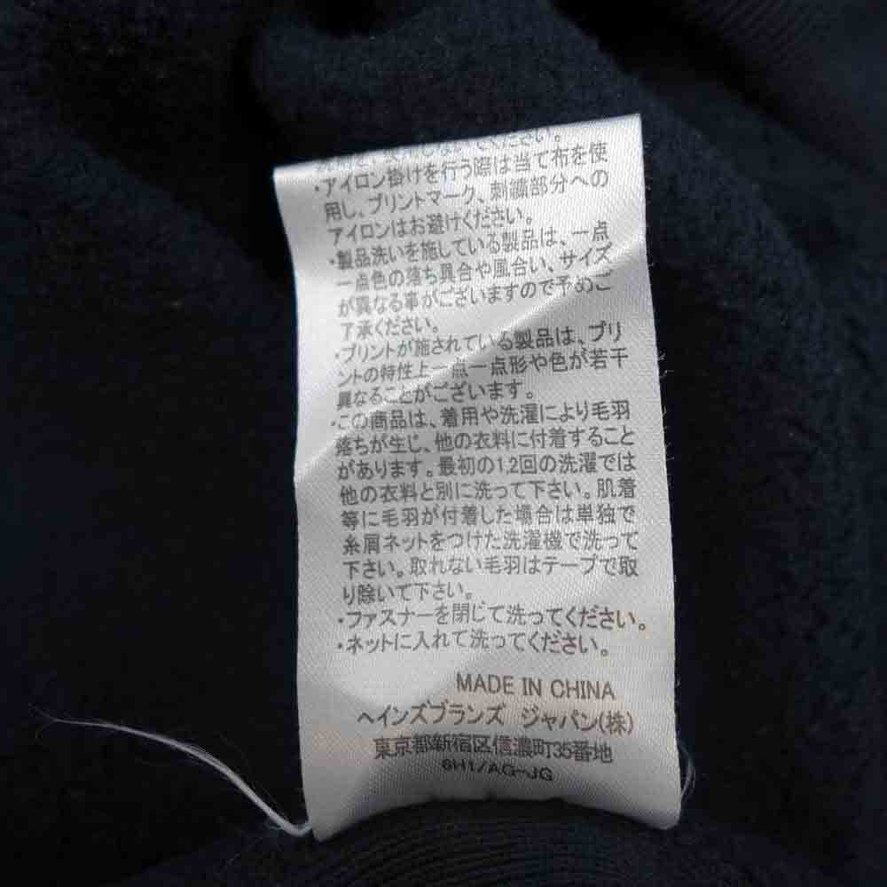 STANDARD CALIFORNIA スタンダードカリフォルニア × Champion チャンピオン リバースウィーブ スウェット ジップアップ パーカー ブラック系 M【中古】