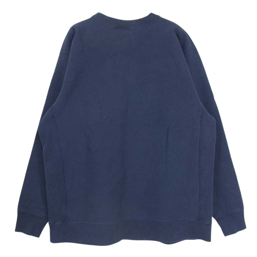 STANDARD CALIFORNIA スタンダードカリフォルニア SD R.W. LOGO SWEAT ロゴ プリント スウェット ネイビー系 L【中古】