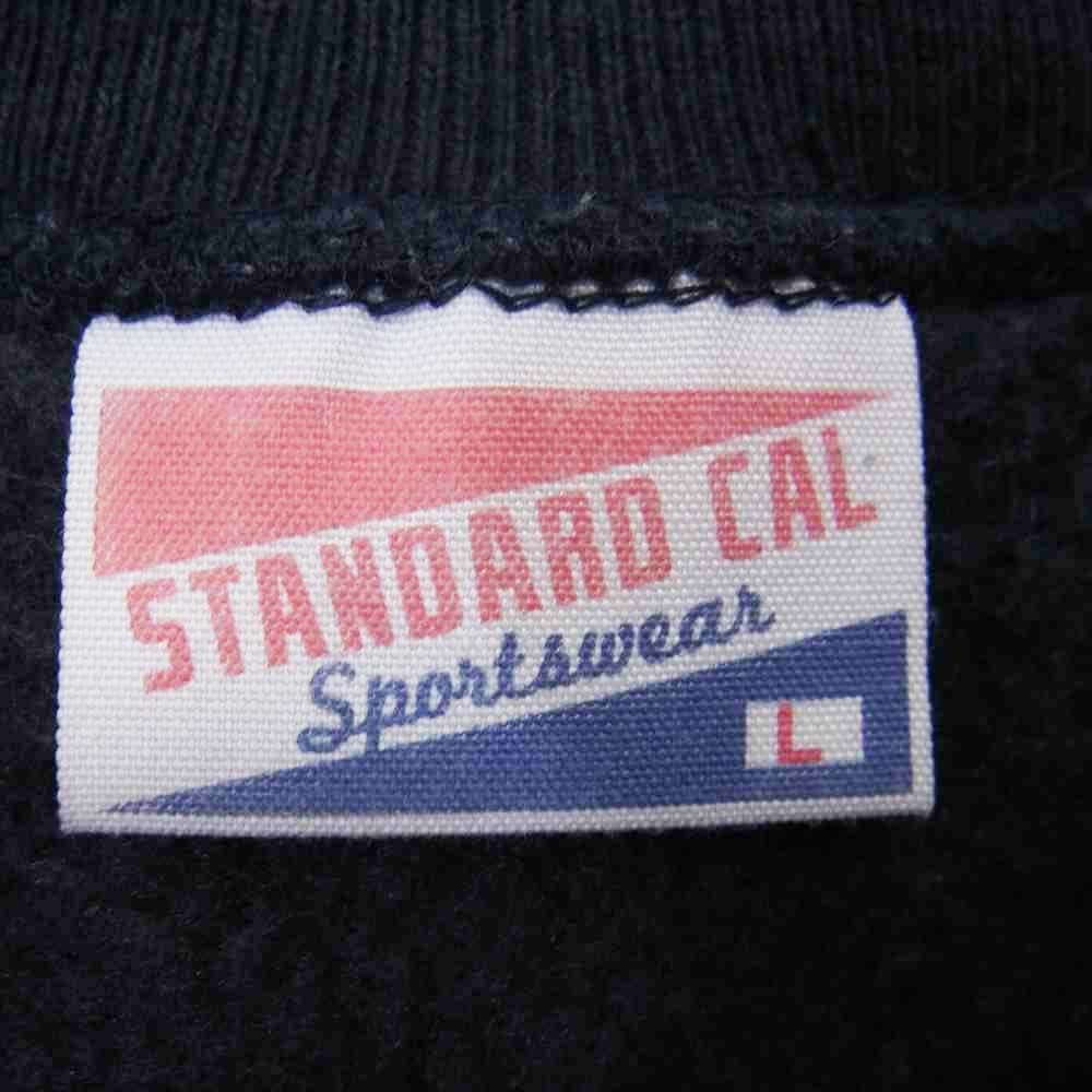 STANDARD CALIFORNIA スタンダードカリフォルニア SD R.W. LOGO SWEAT ロゴ プリント スウェット ネイビー系 L【中古】