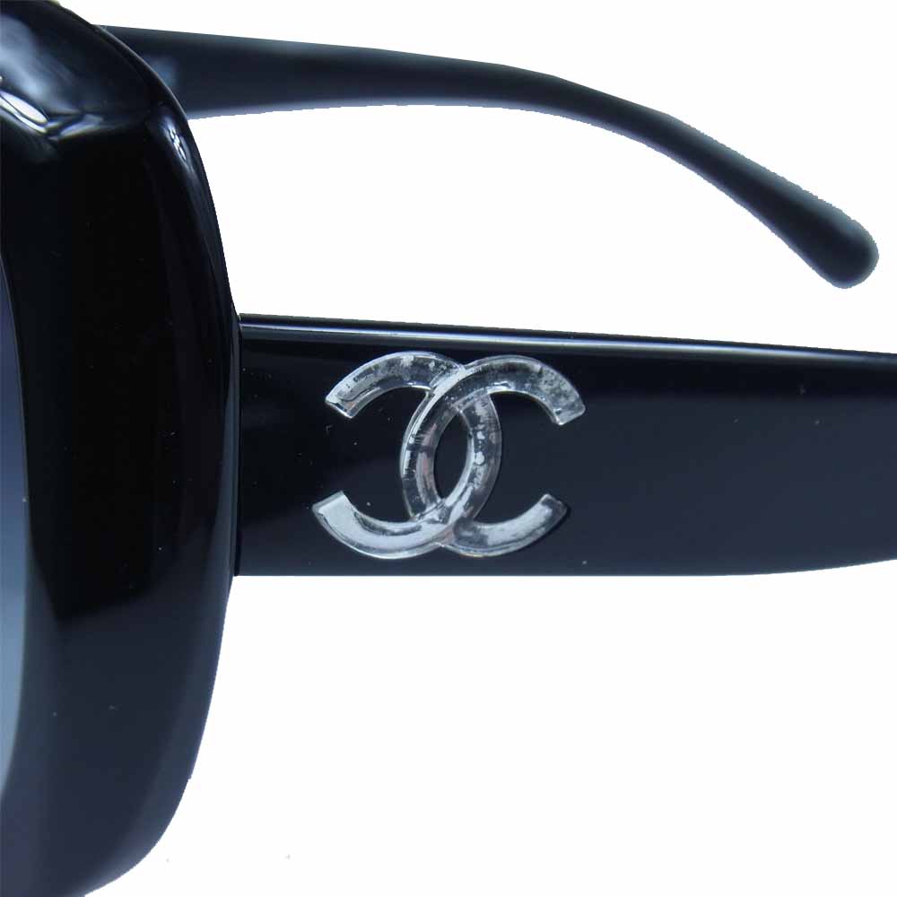 CHANEL シャネル 5183-A サングラス アイウェア イタリア製 ブラック系 59□18 135【中古】