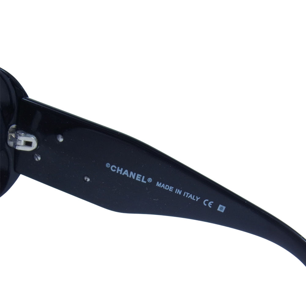 CHANEL シャネル 5113 カメリア サングラス イタリア製 ブラック系 56□16 130【中古】