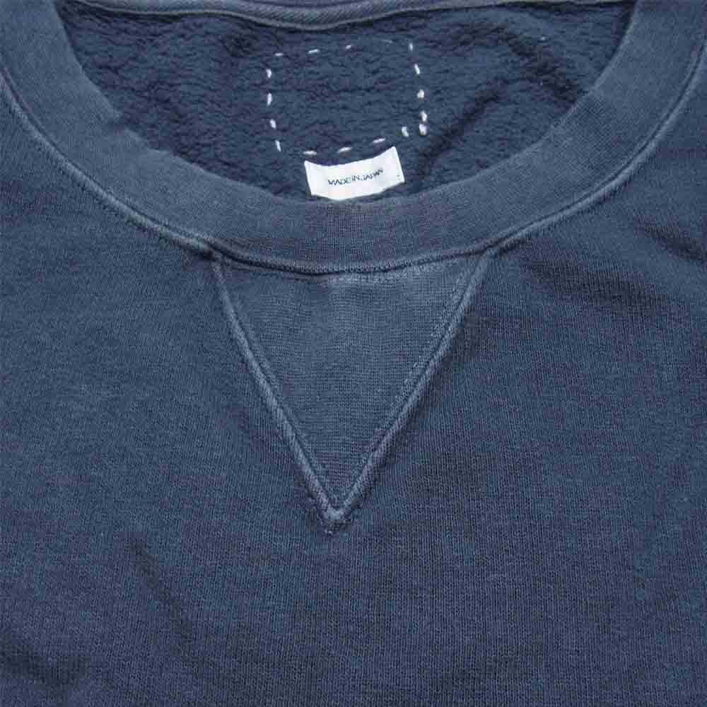 VISVIM ビズビム 19AW 0119205010018 JUMBO SWEAT L/S UNEVEN DYE ジャンボ スウェット クルーネック ブラック系 2【中古】