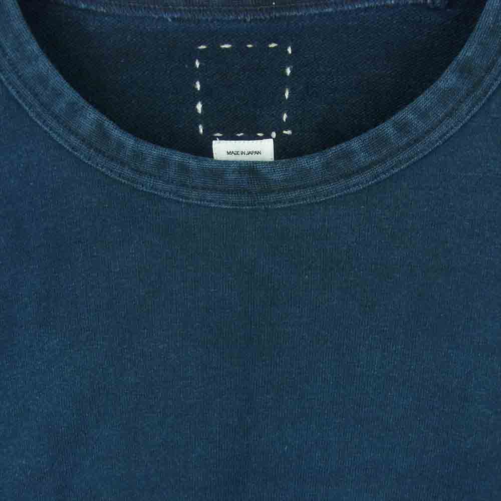 VISVIM ビズビム 18AW 0118205010011 JUMBO SWEAT CREW L/S ND ジャンボ スウェット クルーネック ネイビー系 2【中古】
