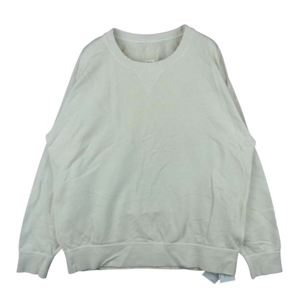 VISVIM ビズビム 20SS 0120105010015 JUMBO SWEAT L/S UNEVEN DYE ジャンボ スウェット クルーネック ライトベージュ系 2【中古】