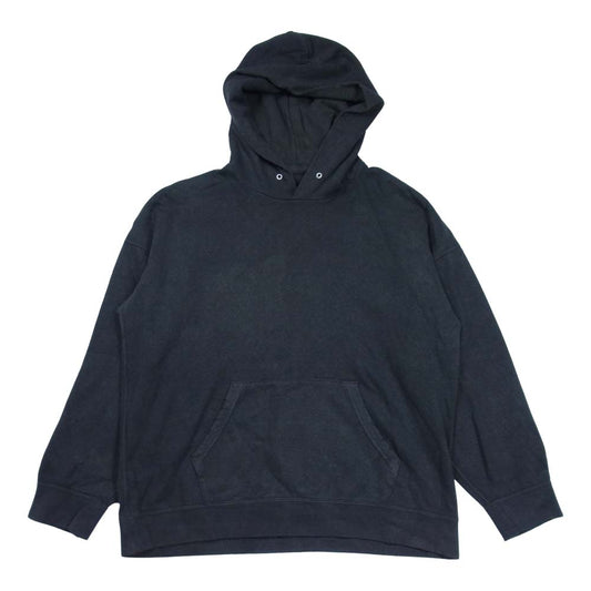 VISVIM ビズビム 21SS 0121105010014 JUMBO HOODIE P.O. UNEVEN DYE ジャンボ フーディー プルオーバー パーカー ブラック系 2【中古】
