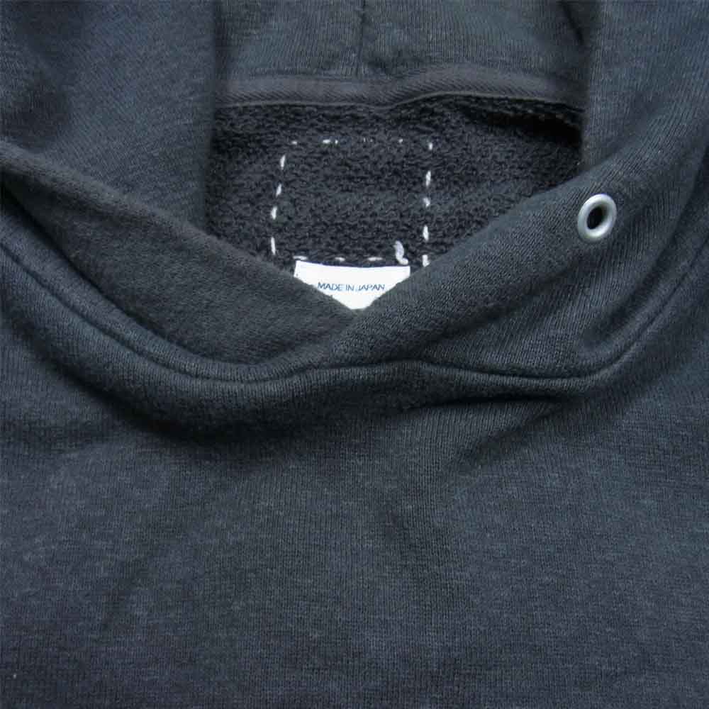 VISVIM ビズビム 21SS 0121105010014 JUMBO HOODIE P.O. UNEVEN DYE ジャンボ フーディー プルオーバー パーカー ブラック系 2【中古】