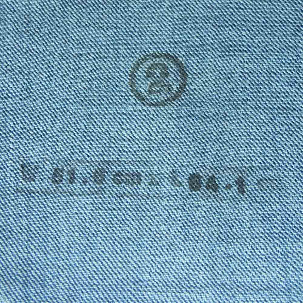 VISVIM ビズビム 18AW 0118205006006 101 JKT DRY DENIM ペイント加工 デニム ジャケット インディゴブルー系 2【中古】