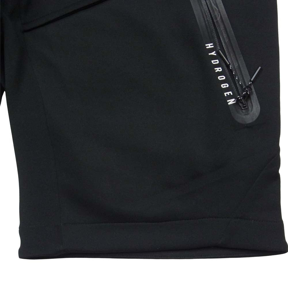 ハイドロゲン 国内正規品 スカルプリント ボンディング ジャージ― ショーツ ショートパンツ ブラック系 M【中古】