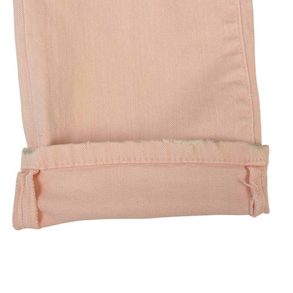 DSQUARED2 ディースクエアード S74LA0628 国内正規品 slim jean クラッシュ加工 カラーデニム パンツ ピンク系 36【中古】