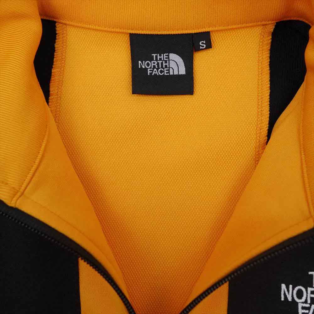 THE NORTH FACE ノースフェイス NT12050 JERSEY JACKET ジャージ ジャケット ブラック系 オレンジ系 S【美品】【中古】
