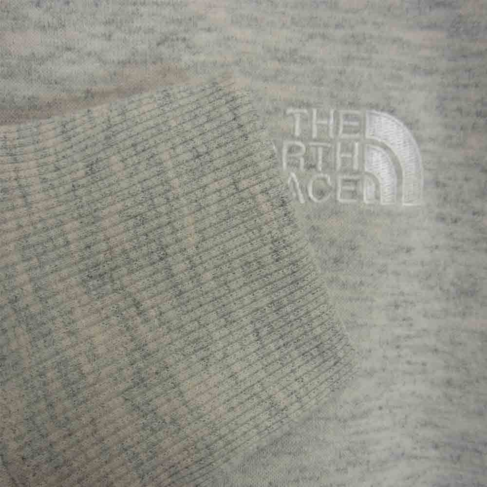 THE NORTH FACE ノースフェイス NT61835 Square Logo Hoodie スクエア ロゴ フーディ スウェット パーカー ホワイトグレー系 S【美品】【中古】
