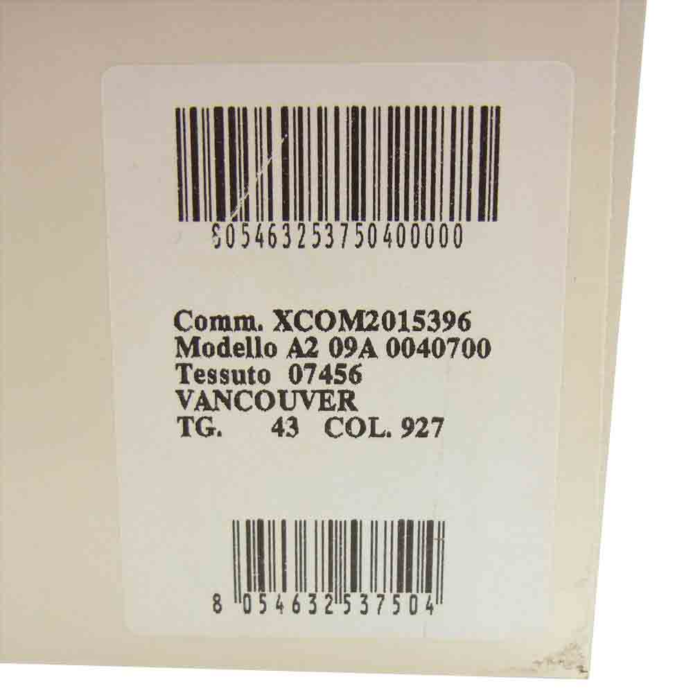 MONCLER モンクレール VANCOUVER バンクーバー 内ボア スエード レザー レースアップ ブーツ チャコール系 43【美品】【中古】