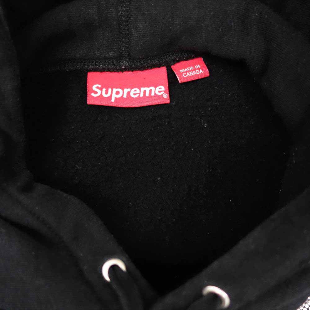 Supreme シュプリーム 21SS Swarovski S Logo Hooded Sweatshirt スワロフスキー ロゴ スウェット フーディ ブラック系 M【中古】