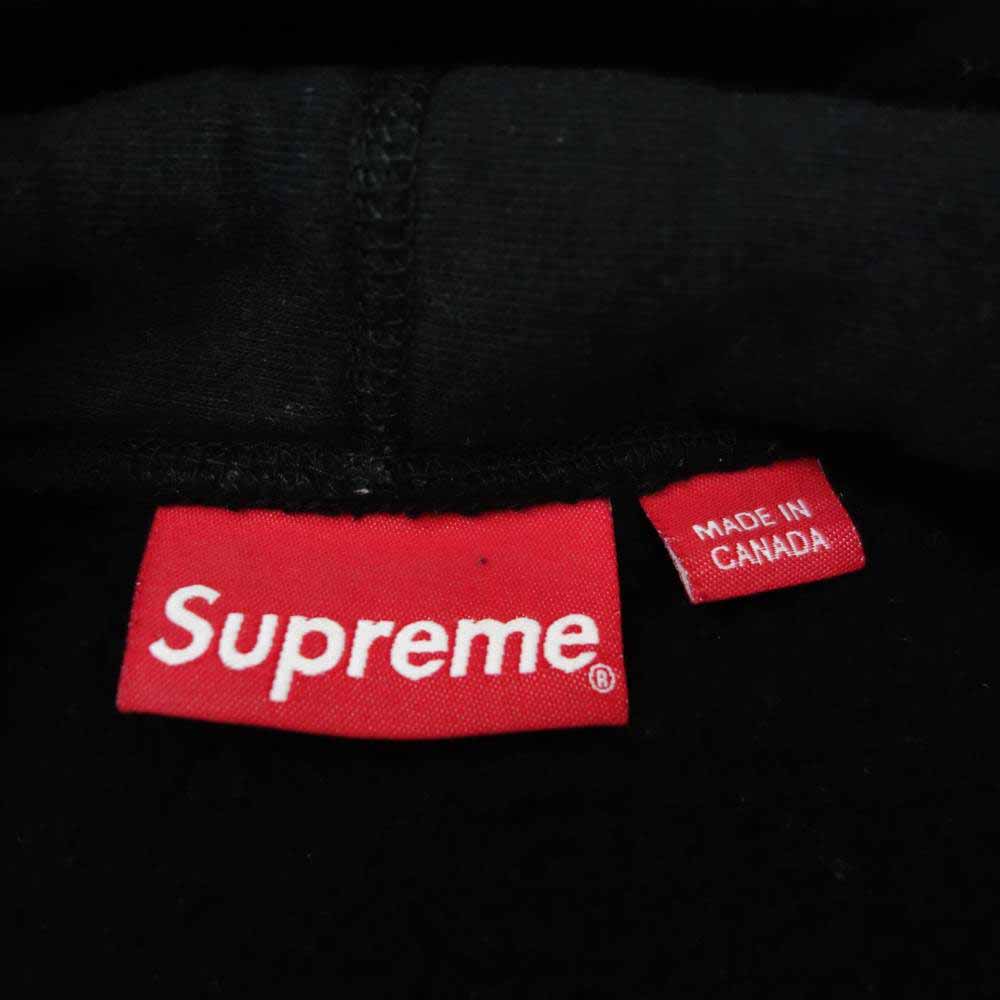 Supreme シュプリーム 21SS Swarovski S Logo Hooded Sweatshirt スワロフスキー ロゴ スウェット フーディ ブラック系 M【中古】