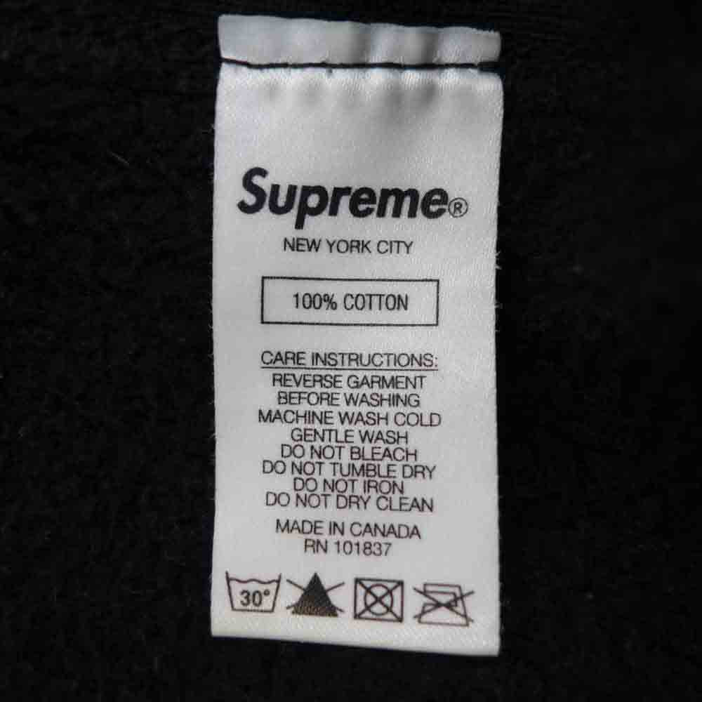 Supreme シュプリーム 21SS Swarovski S Logo Hooded Sweatshirt スワロフスキー ロゴ スウェット フーディ ブラック系 M【中古】