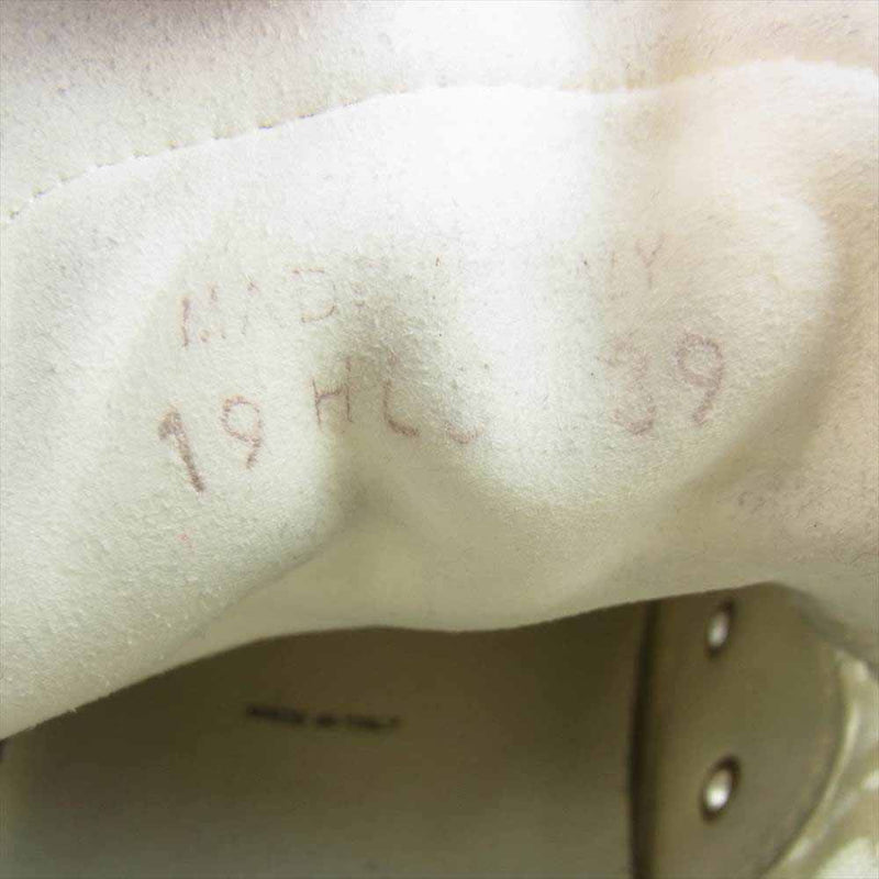 Dior ディオール B23 High Top Logo Oblique オブリーク ハイカット スニーカー ホワイト系 オフホワイト系 39【中古】