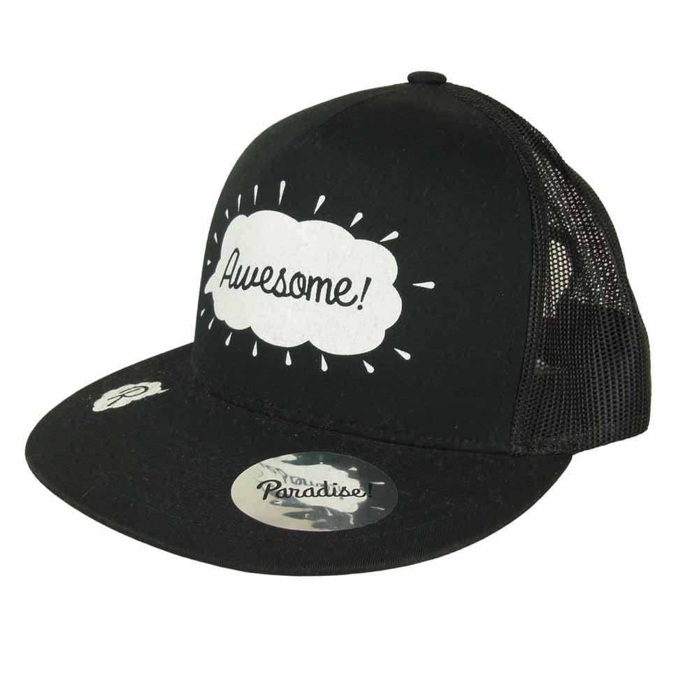 パラダイス Awesome メッシュ キャップ ブラック系【中古】