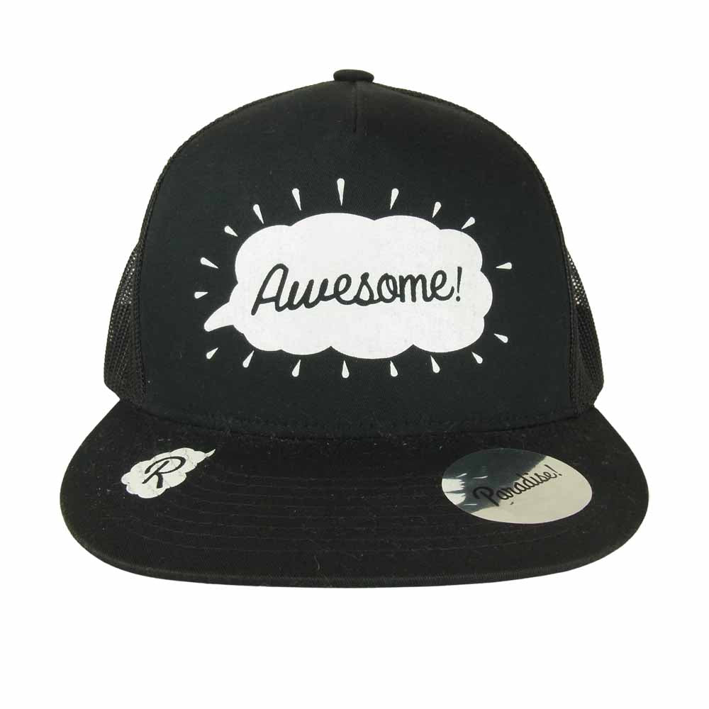 パラダイス Awesome メッシュ キャップ ブラック系【中古】