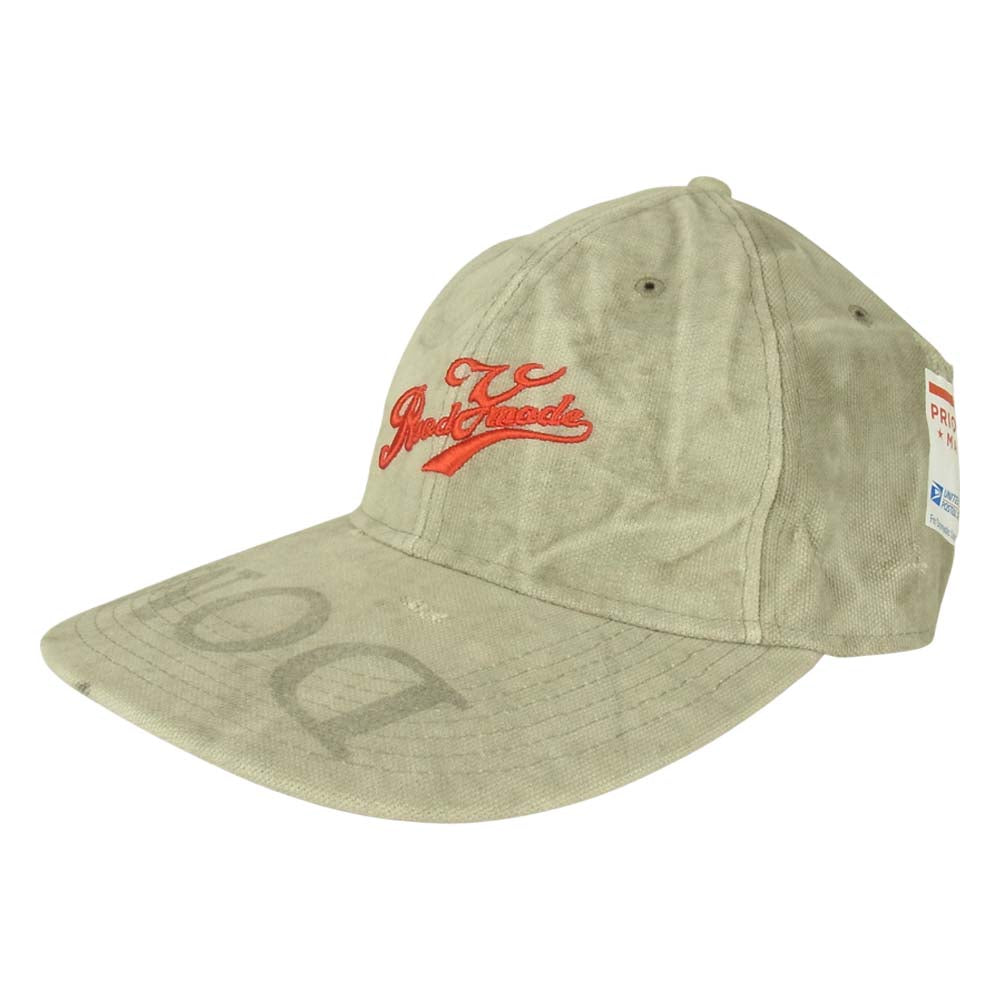 READY MADE レディメイド LOGO BASEBALL ロゴ ベースボール キャップ グレー系【中古】