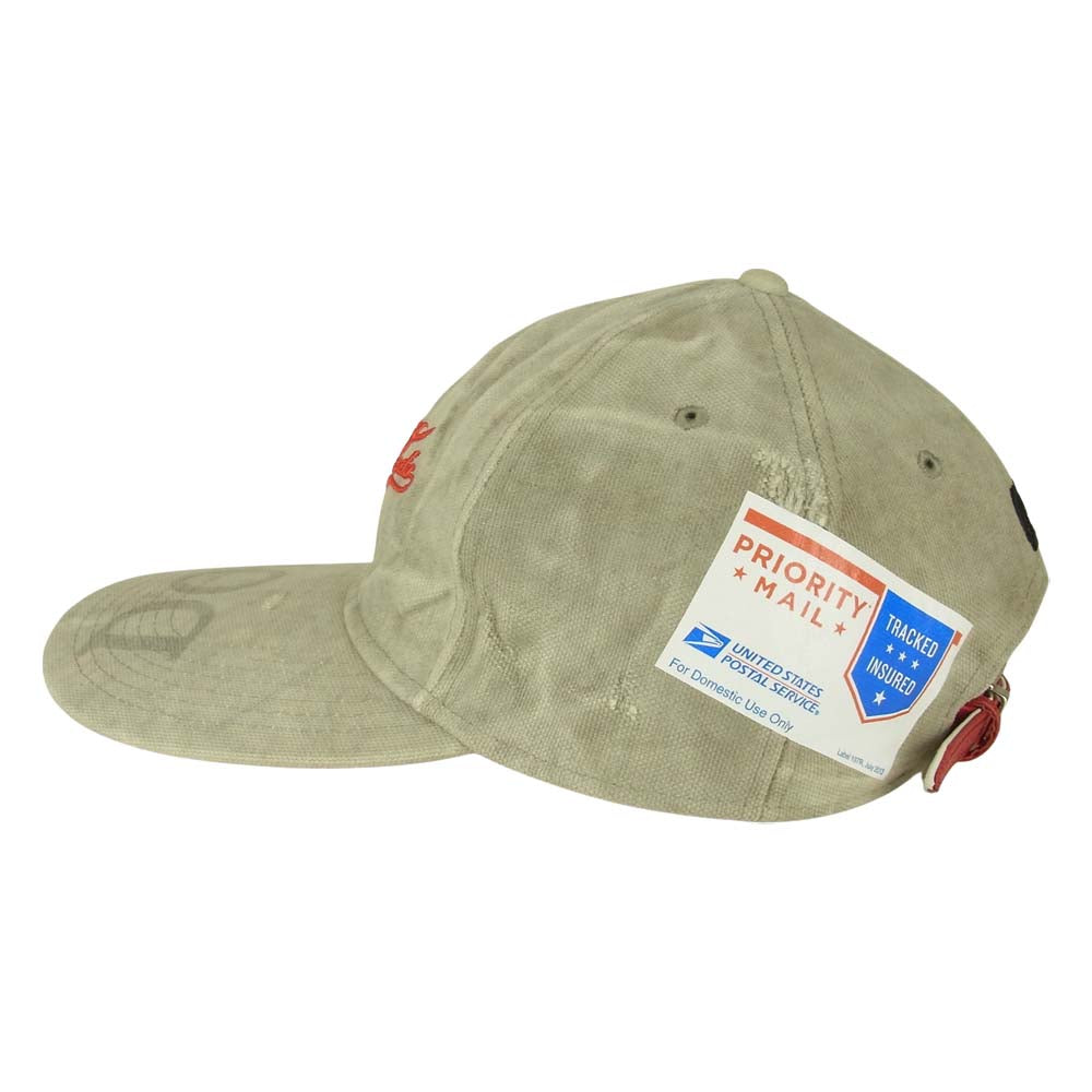 READY MADE レディメイド LOGO BASEBALL ロゴ ベースボール キャップ グレー系【中古】
