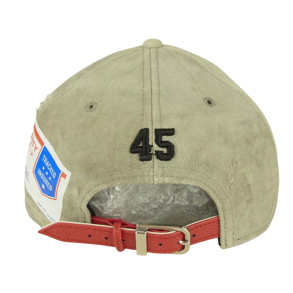 READY MADE レディメイド LOGO BASEBALL ロゴ ベースボール キャップ グレー系【中古】