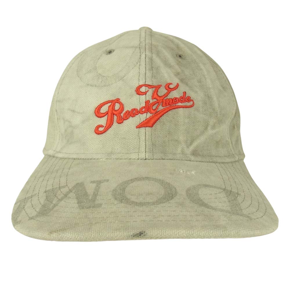 READY MADE レディメイド LOGO BASEBALL ロゴ ベースボール キャップ グレー系【中古】