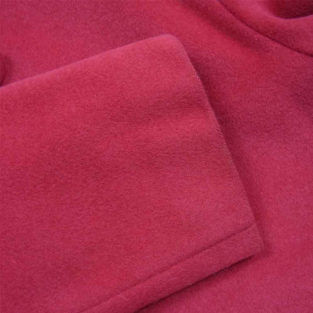 agnes b. アニエスベー カシミヤ＆アンゴラ混ウール ノーカラー ジャケット レッド系 1【中古】